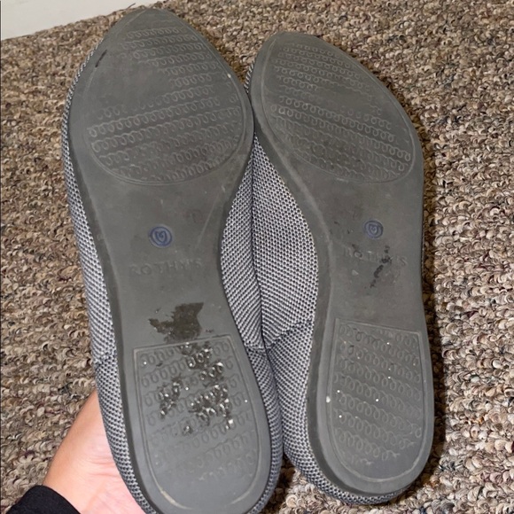 Womens Rothy's The Point Gray Flats - Picture 5 of 6